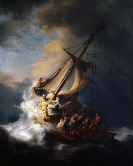 Rembrandt: Christus im Sturm auf dem See Genezareth